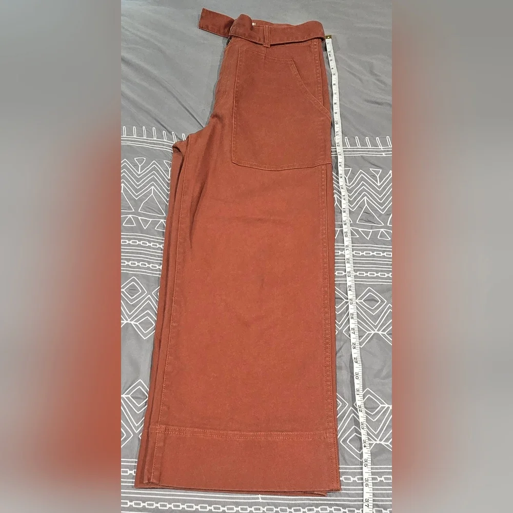 Madewell High Waisted Utility Wide Leg Cropped Jeans Size 27 - Picture 2 of 10